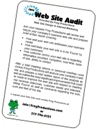 Click Here for Web Site Audit Information